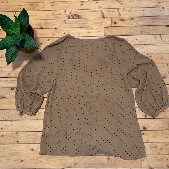 5/$20 Reitmans Polka Dot Blouse - Picture 5 of 5